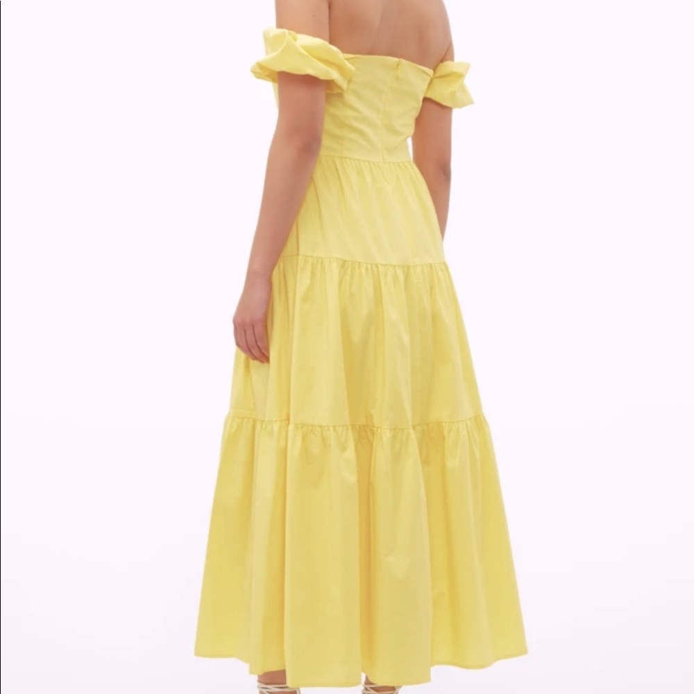Staud Elio Off the shoulder midi dress